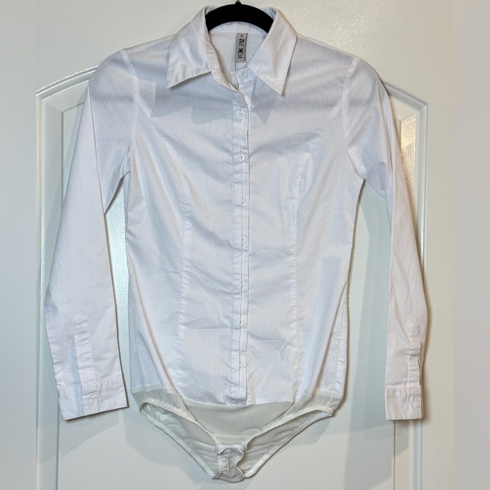 Classic White Long Sleeve Bodysuit